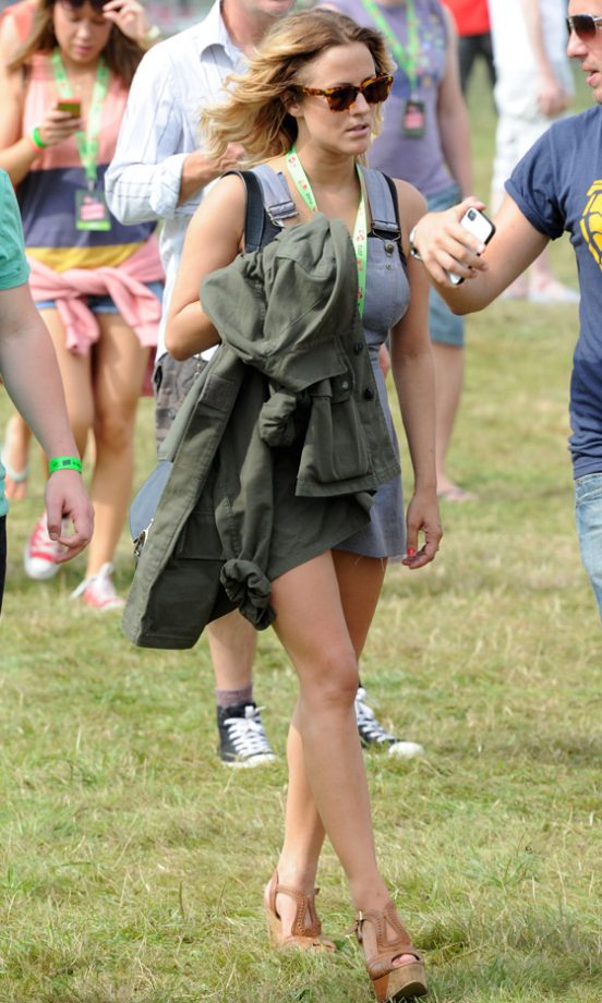 V Festival: Caroline Flack