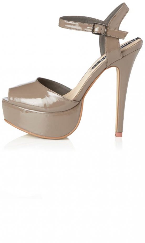 Stylistpick AW12 'Diora' Taupe Peep Toe Heels, £40