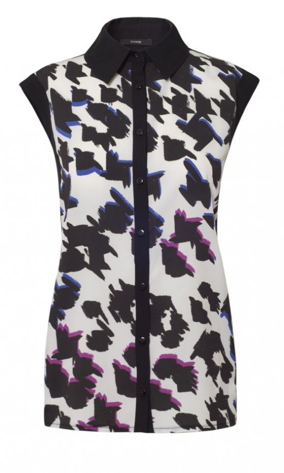George AW12 Giant Dogtooth Blouse