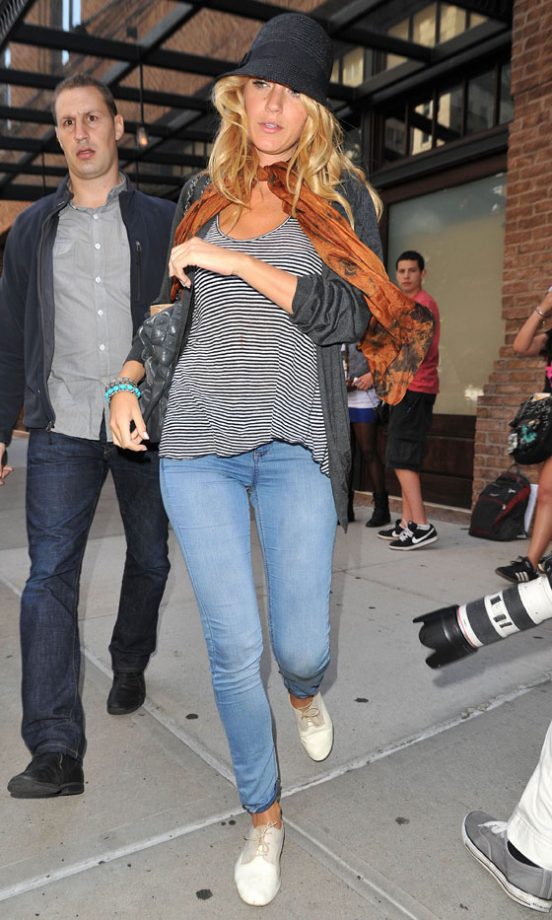 Blake Lively Out In New York, 2012
