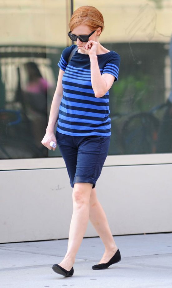 Jessica Chastain Filming The Disappearance Of Eleanor Rigby, 2012