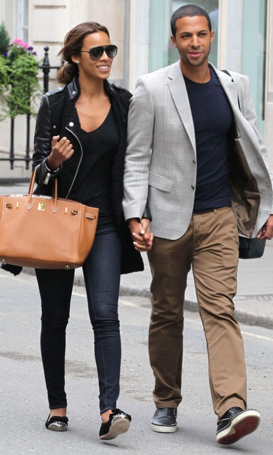 Rochelle Wiseman And Marvin Humes Out In London, 2012