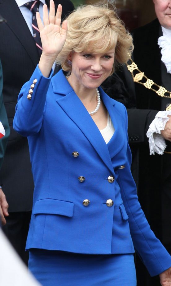 Naomi Watts As Princess Diana, Filming For Caught In Flight, 2012