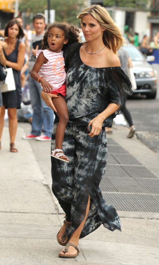 Heidi Klum Out In New York, 2012