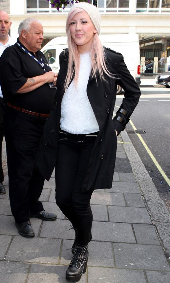 Ellie Goulding Outside The BBC 1 Studios, 2012