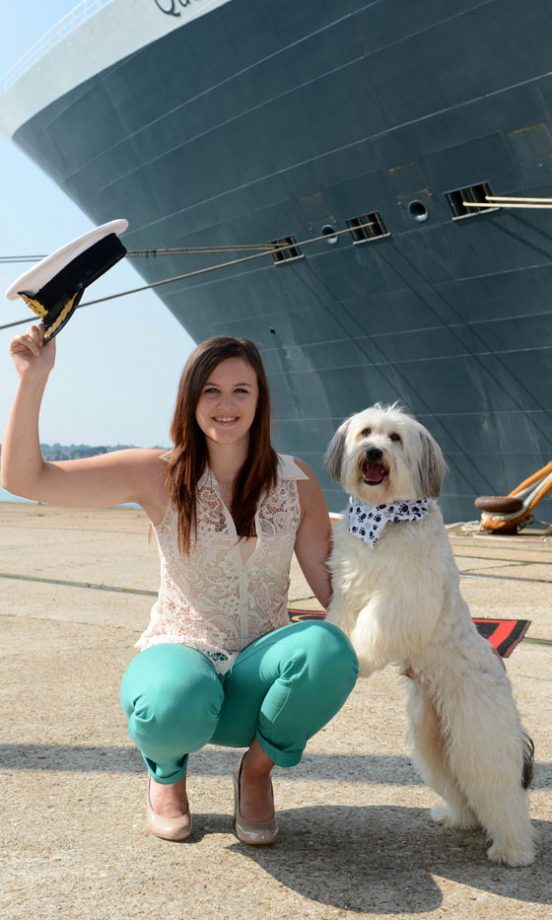 Britain's Got Talent Winners Ashleigh And Pudsey In Southampton, 2012