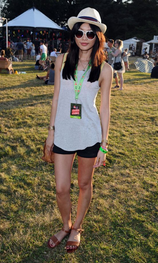 Gemma Chan At V Festival, 2012