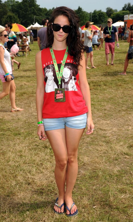 Kaya Scodelario At V Festival, 2012