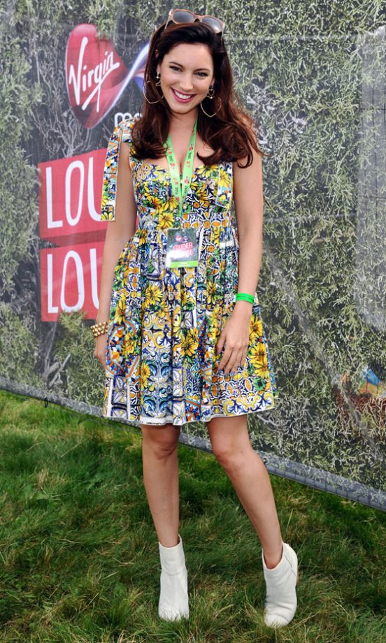 Kelly Brook At V Festival, 2012