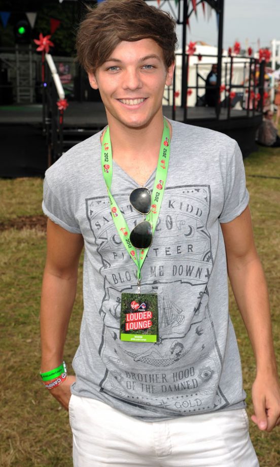 One Direction's Louis Tomlinson At V Festival, 2012