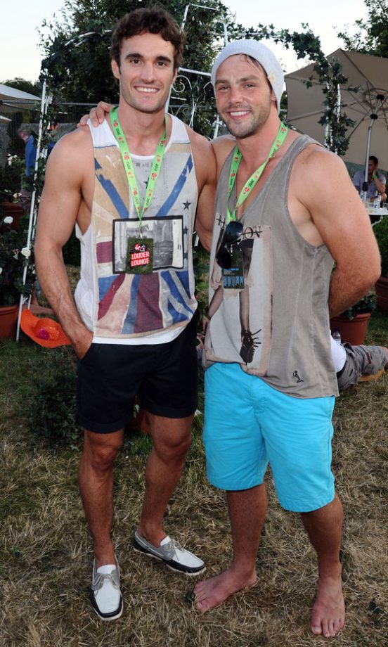 Thom Evans And Ben Foden At V Festival, 2012