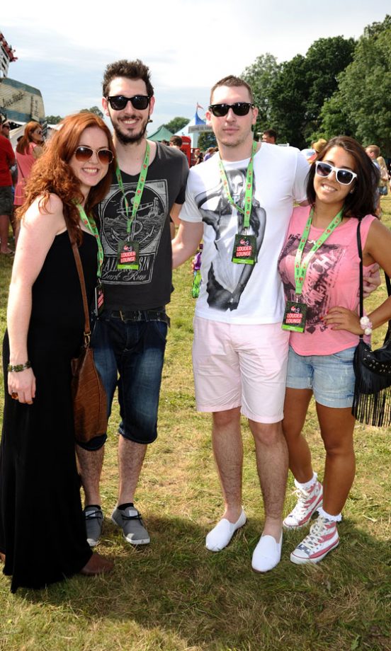 The Inbetweeners' Blake Harrison And Friends At V Festival, 2012