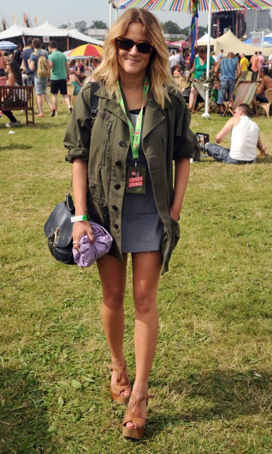 Caroline Flack At V Festival, 2012