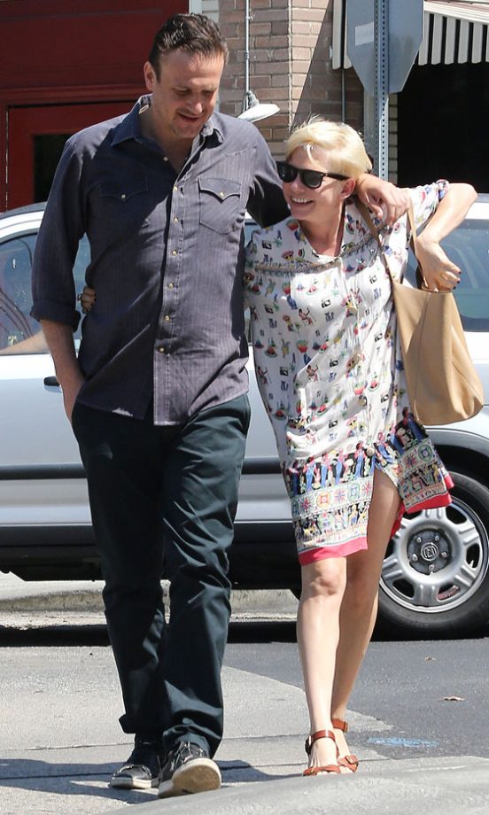 Jason Segel And Michelle Williams Out In LA, 2012