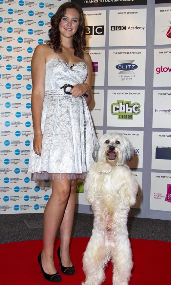 Britain's Got Talent's Ashleigh And Pudsey At The Edinburgh International Television Festival, 2012