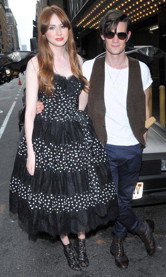 Karen Gillan And Matt Smith At The Doctor Who Film Screening In New York, 2012