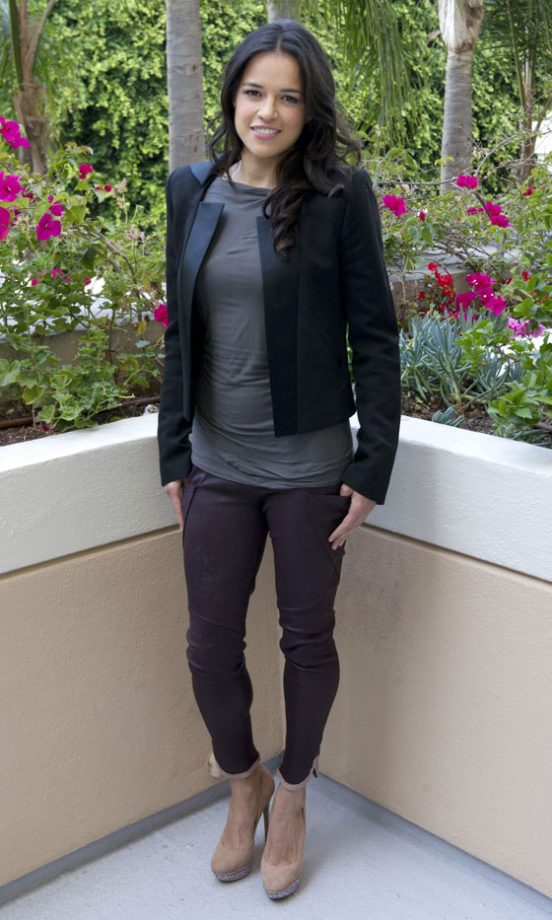 Michelle Rodriguez At The Resident Evil: Retribution Photocall, 2012