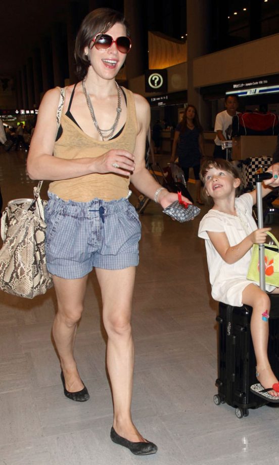 Milla Jovovich Out In Japan, 2012