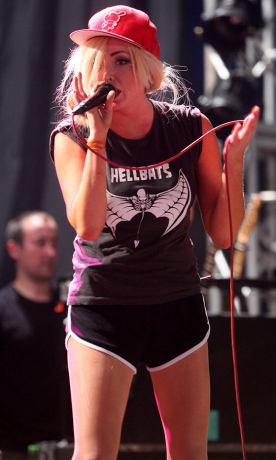 V Festival: The Ting Tings' Katie White