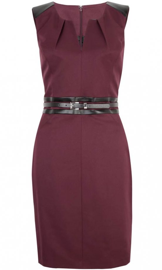 Primark AW12 Berry Belted Dress