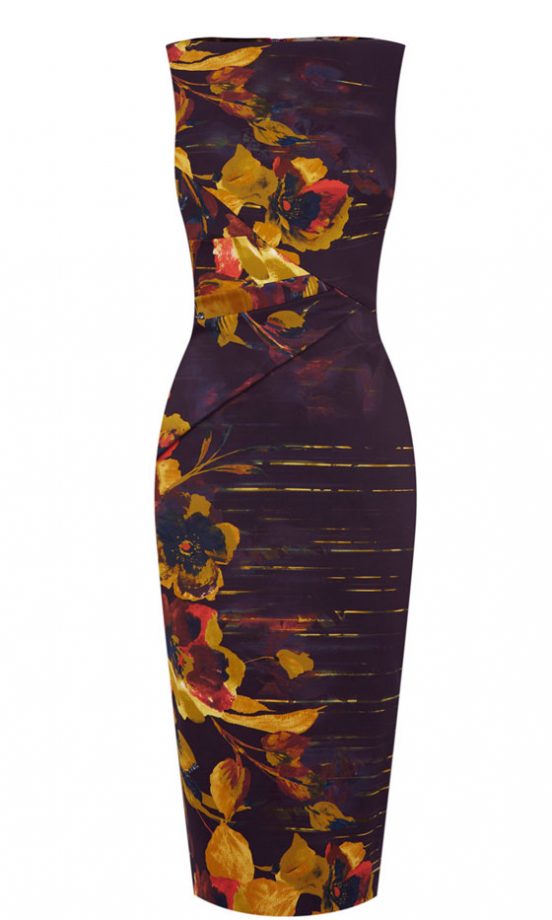Karen Millen Dark Florals Dress, £160