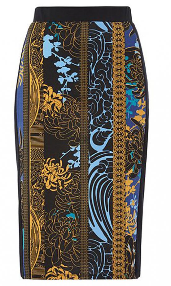 George Oriental Print Skirt, £12
