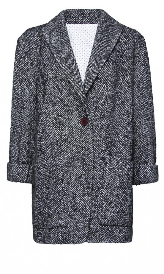 Mango Herringbone Coat, £39.99