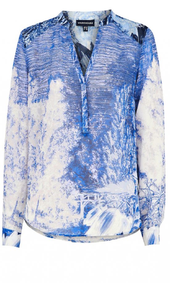 Warehouse Landscape Printed Shirt, £45