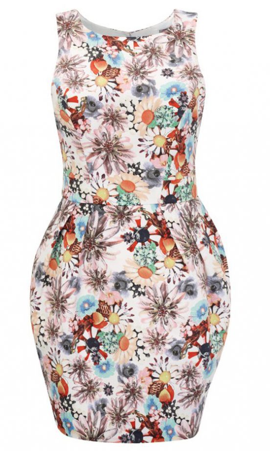 Lipsy Structured Printed Dress, £60