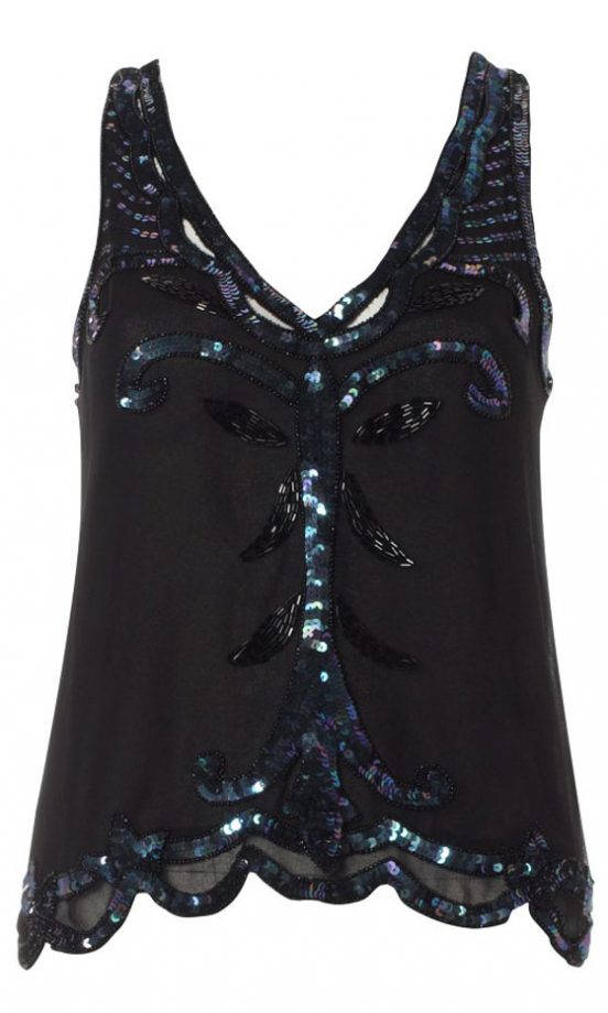 Lipsy Swirl Beaded Top, £40