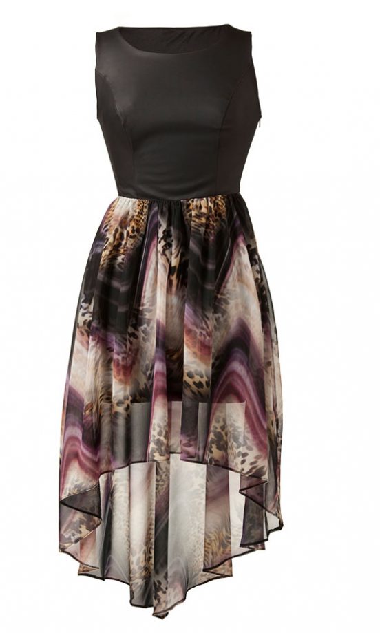 Primark PU Chiffon Dipped Hem Dress, £25