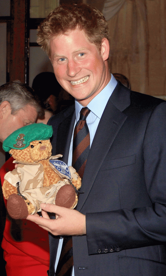 Prince Harry + A Teddy Bear = LOVE