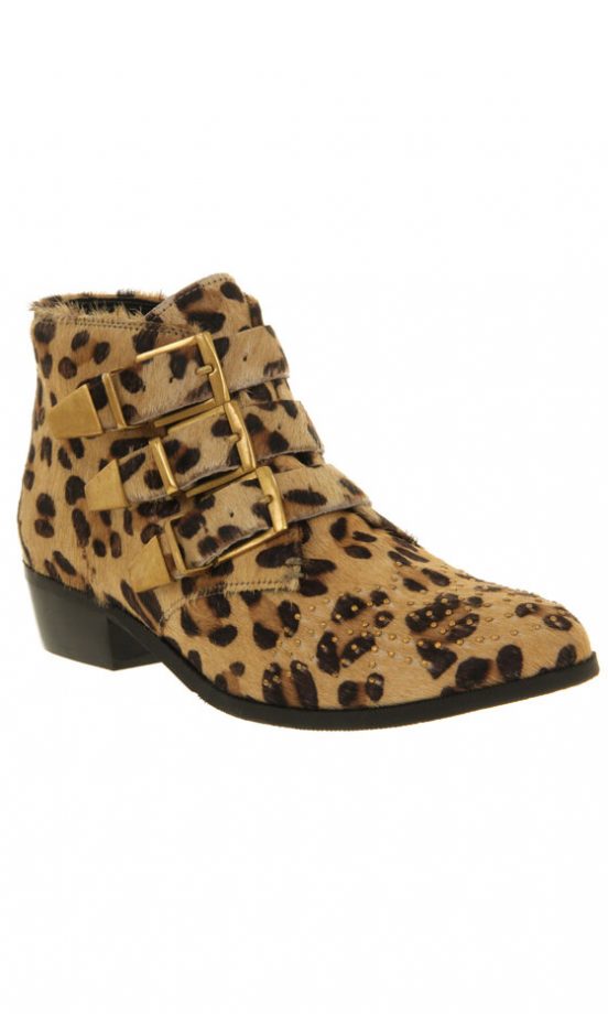 Office Leopard Print Boots, £85