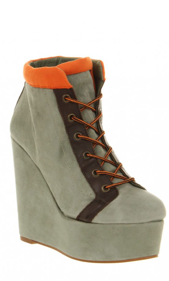 Office Suede Wedge Boots, £90