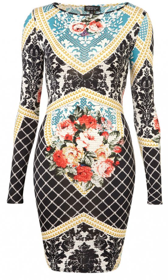 Topshop Baroque Print Dress, £36