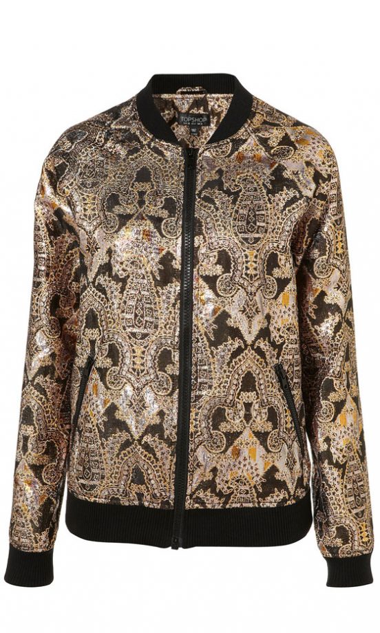 Topshop Jacquard Bomber Jacket, £60