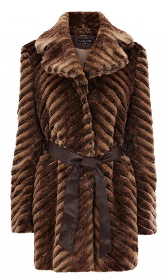 Warehouse Faux Fur Coat, £90