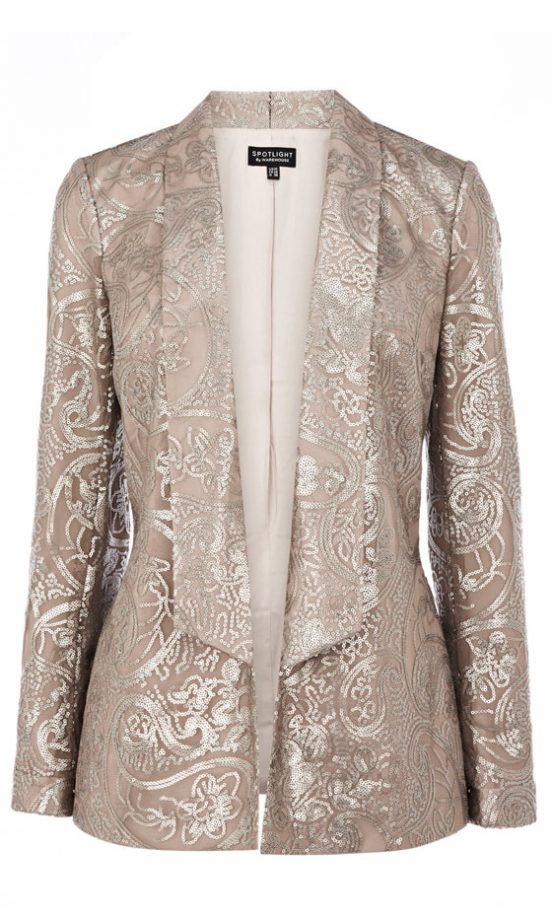 Warehouse Paisley Embellished Jacket, £85