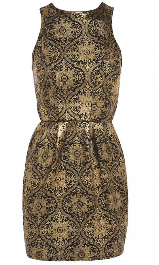 Fashion Union Brocade Dress, £22