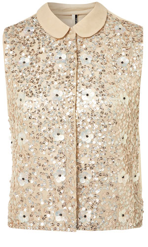 High Street Fashion Fans Will Love Topshop's Sequin And Flower Shirt Available To Buy Now!