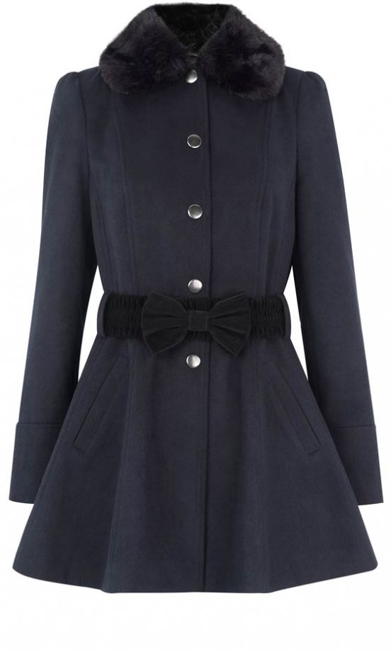 Primark AW12 Belted Fur Collar Coat, £30