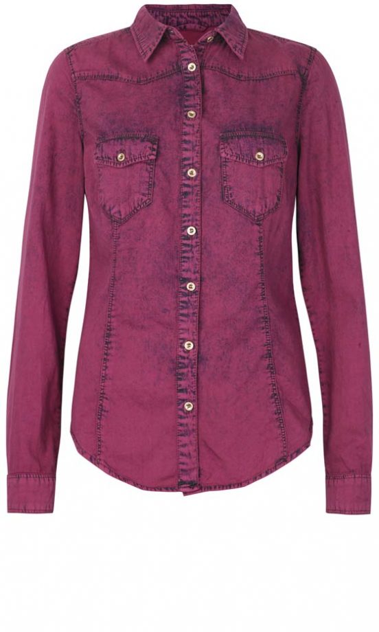 Primark AW12 Berry Acid Wash Shirt, £12