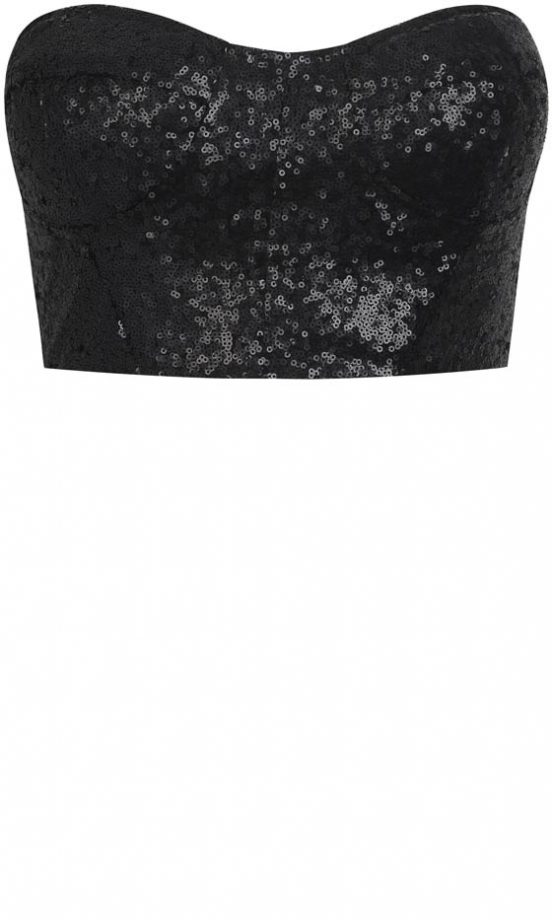 Primark AW12 Black Sequin Bustier, £10