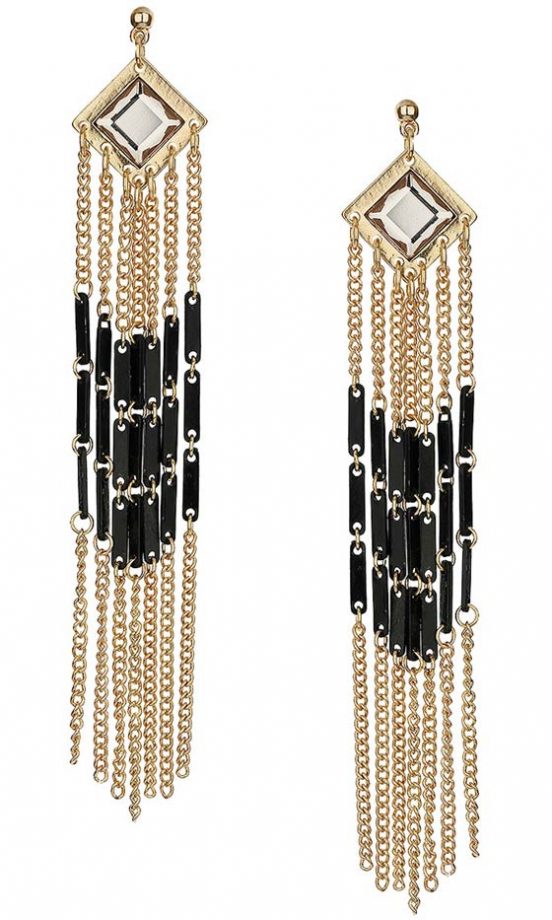 Dorothy Perkins Diamond Drop Earrings, £10