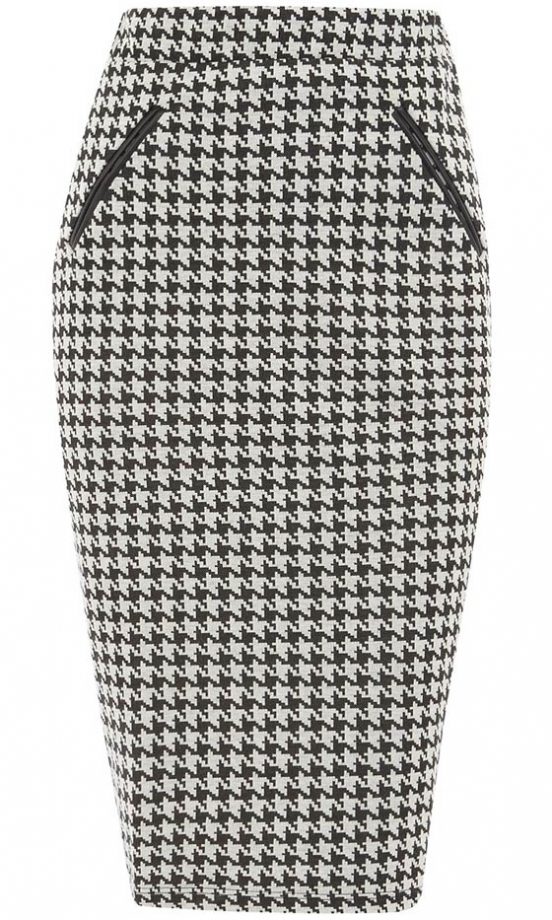 Dorothy Perkins Dogtooth Pencil Skirt, £22