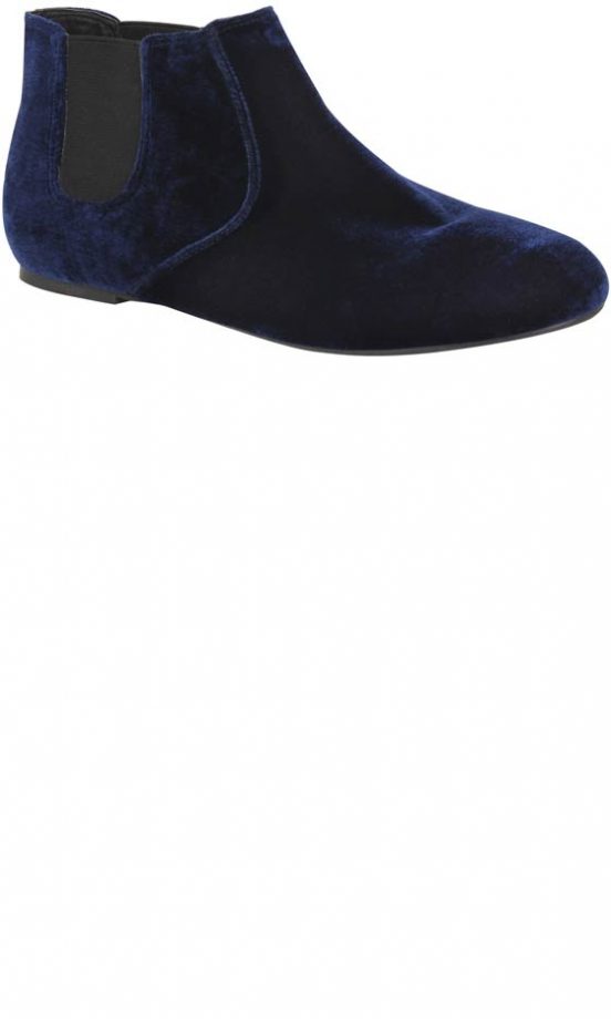 Primark AW12 Chelsea Navy Velvet Boots, £8