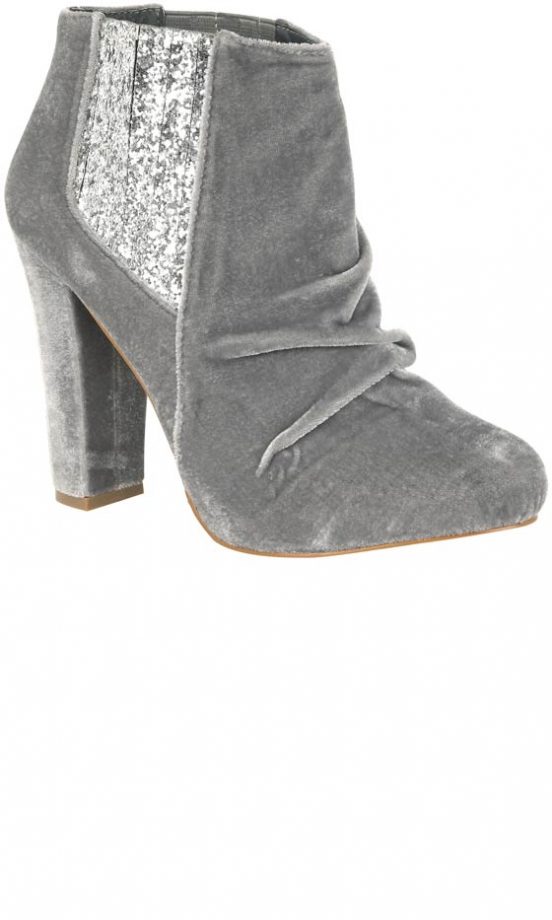 Primark AW12 Glitter Velvet Chelsea Ankle Boots, £15