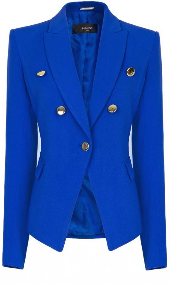 Mango Blue Blazer, £29.99
