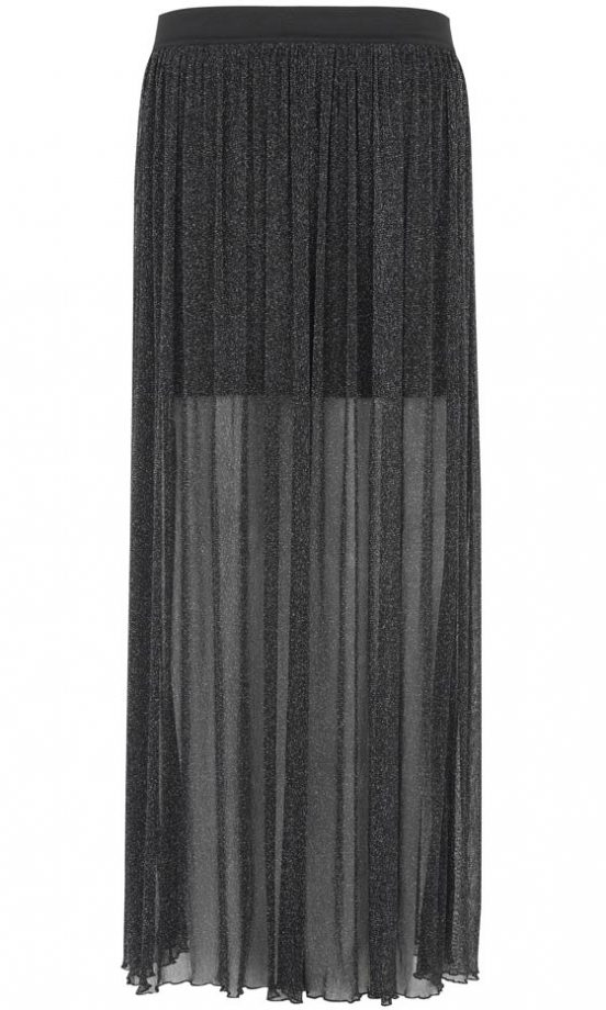 Primark AW12 Metallic Black Maxi Skirt, £12
