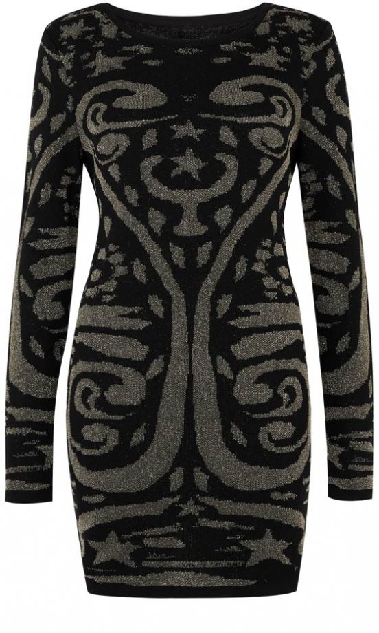 Primark AW12 Metallic Print Dress, £14